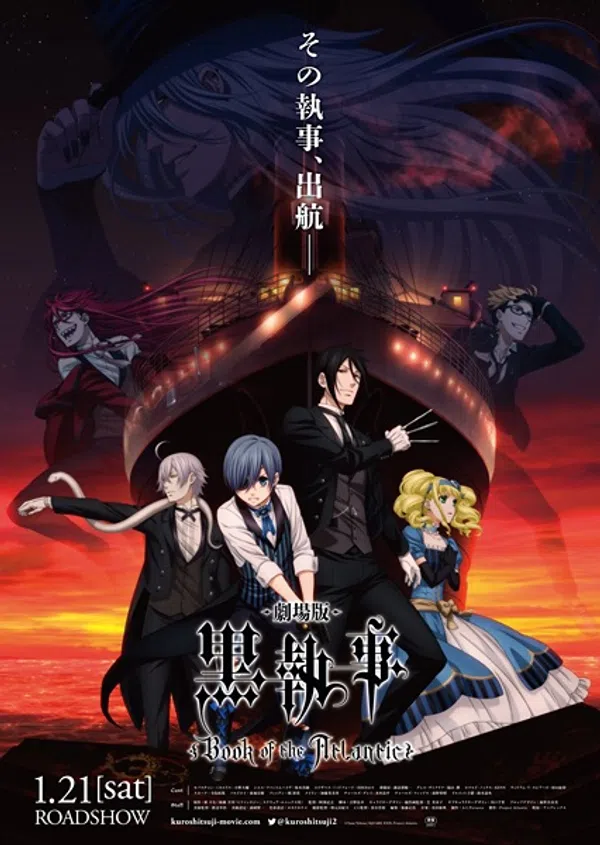 Xem Phim Kuroshitsuji Movie: Book of the Atlantic Vietsub HD Online
