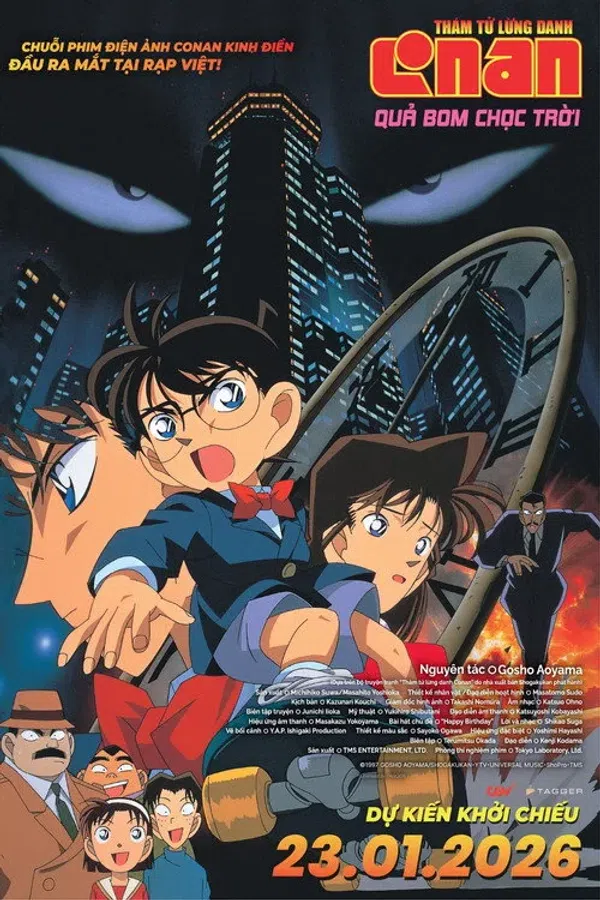 Xem Phim Thám Tử Lừng Danh Conan: Quả Bom Chọc Trời Vietsub HD Online